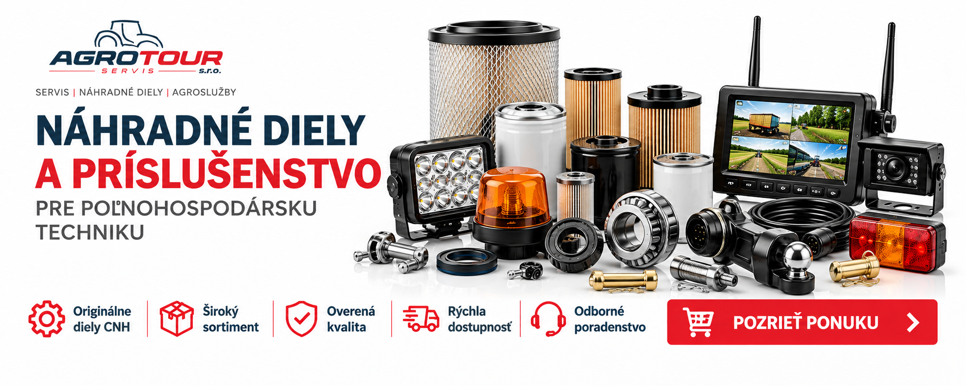 Náhradné diely pre poľnohospodársku techniku